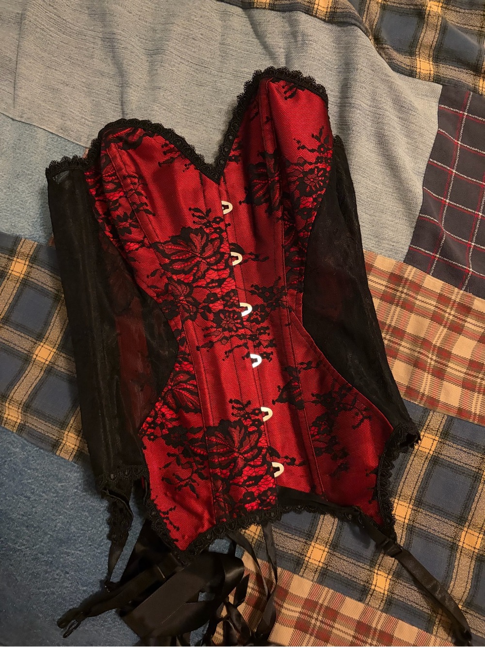 Adore Me corset and panties